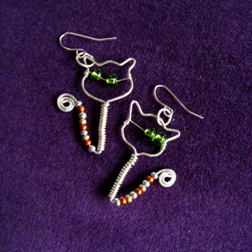 Kolczyki Kotki