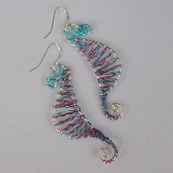 Kolczyki Koniki Morskie