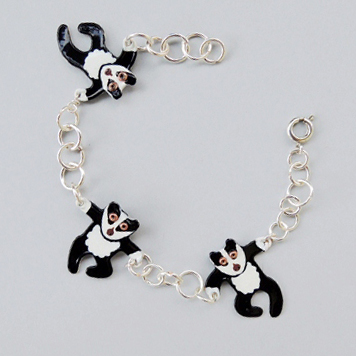 Bracelet with Badgers